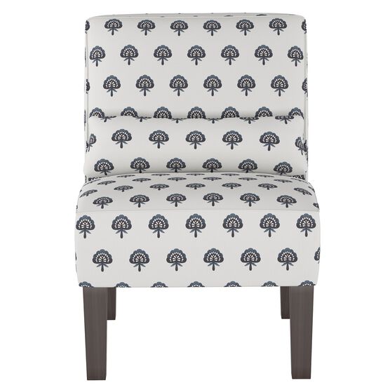 Block Paisley Armless Chair, , on-hover image number null