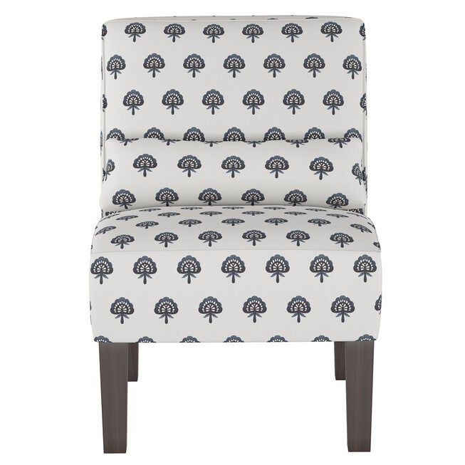 Block Paisley Armless Chair, , on-hover image number 1
