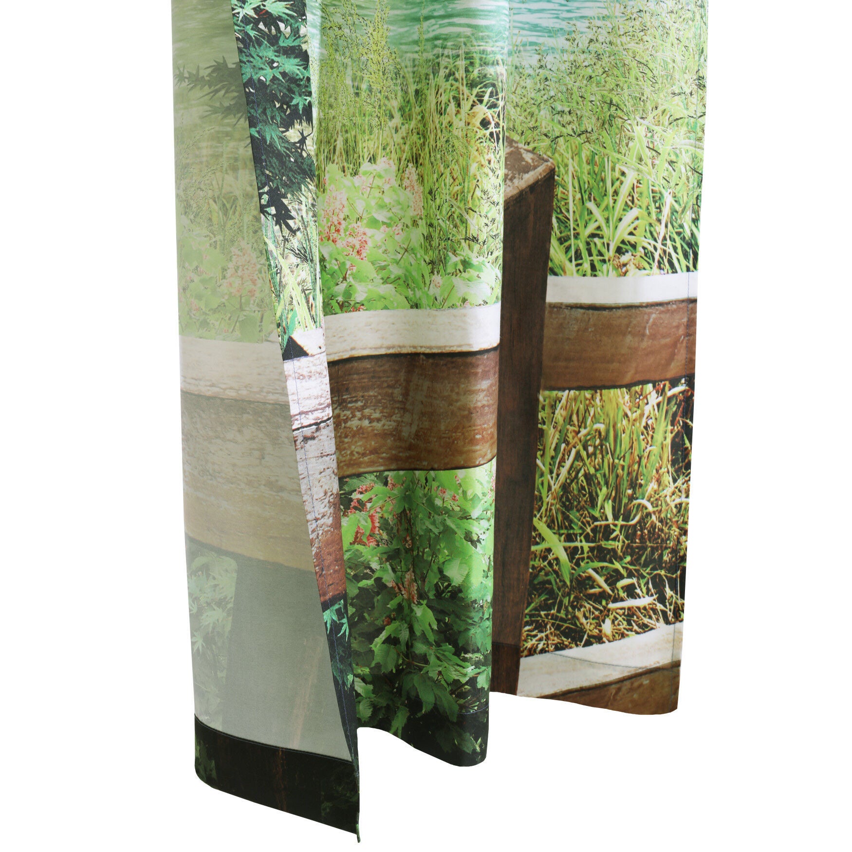 Photo Real Landscape Light Filtering Pole Top Curtain Panel Pair, , alternate image number 4