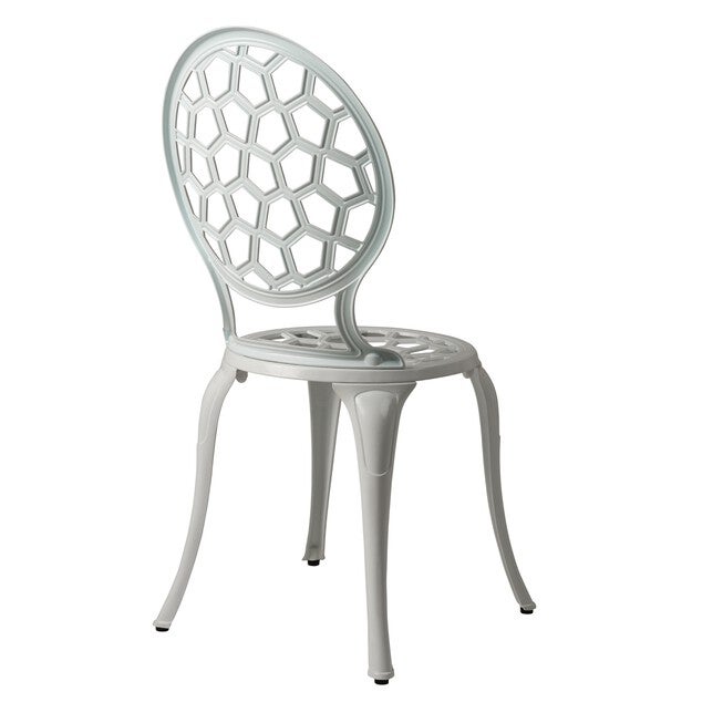 Vashon Aluminum 3-piece Bistro Set in White, , alternate image number null