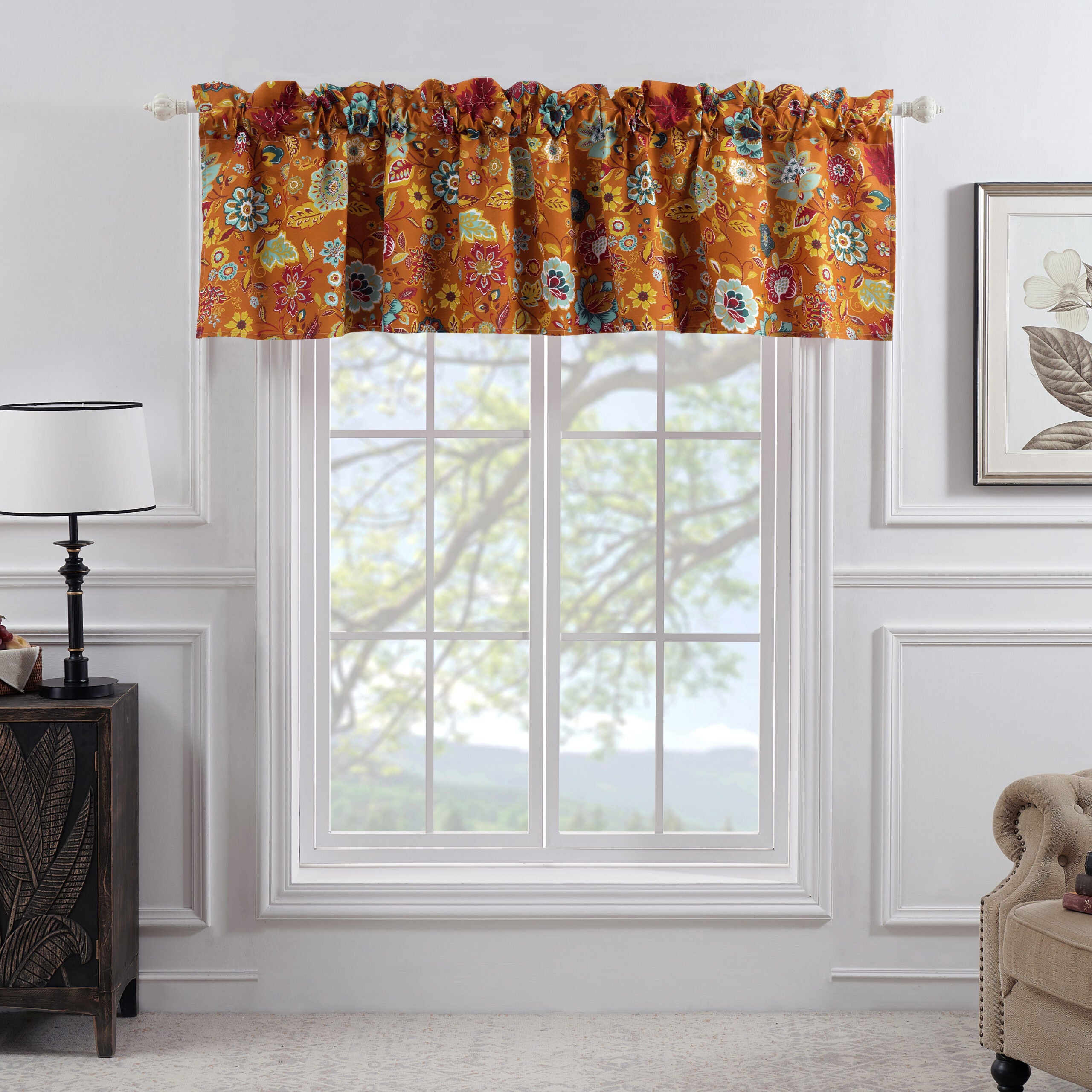 Astoria Window Valance Curtains, Spice, SPICE, alternate image number 3