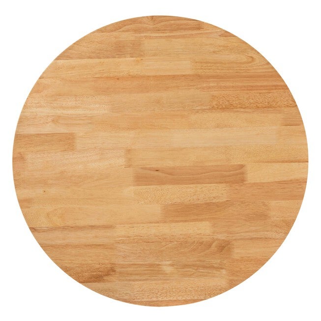 Kenji Modern Natural Brown Finished Wood 34-Inch-Wide Round Wood Dining Table, NATURAL BROWN, alternate image number 5