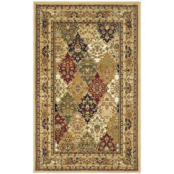 Lyndhurst 221 Multi / Beige 3'-3" X 5'-3" Small Rectangle Rug, MULTI BEIGE, hi-res image number null