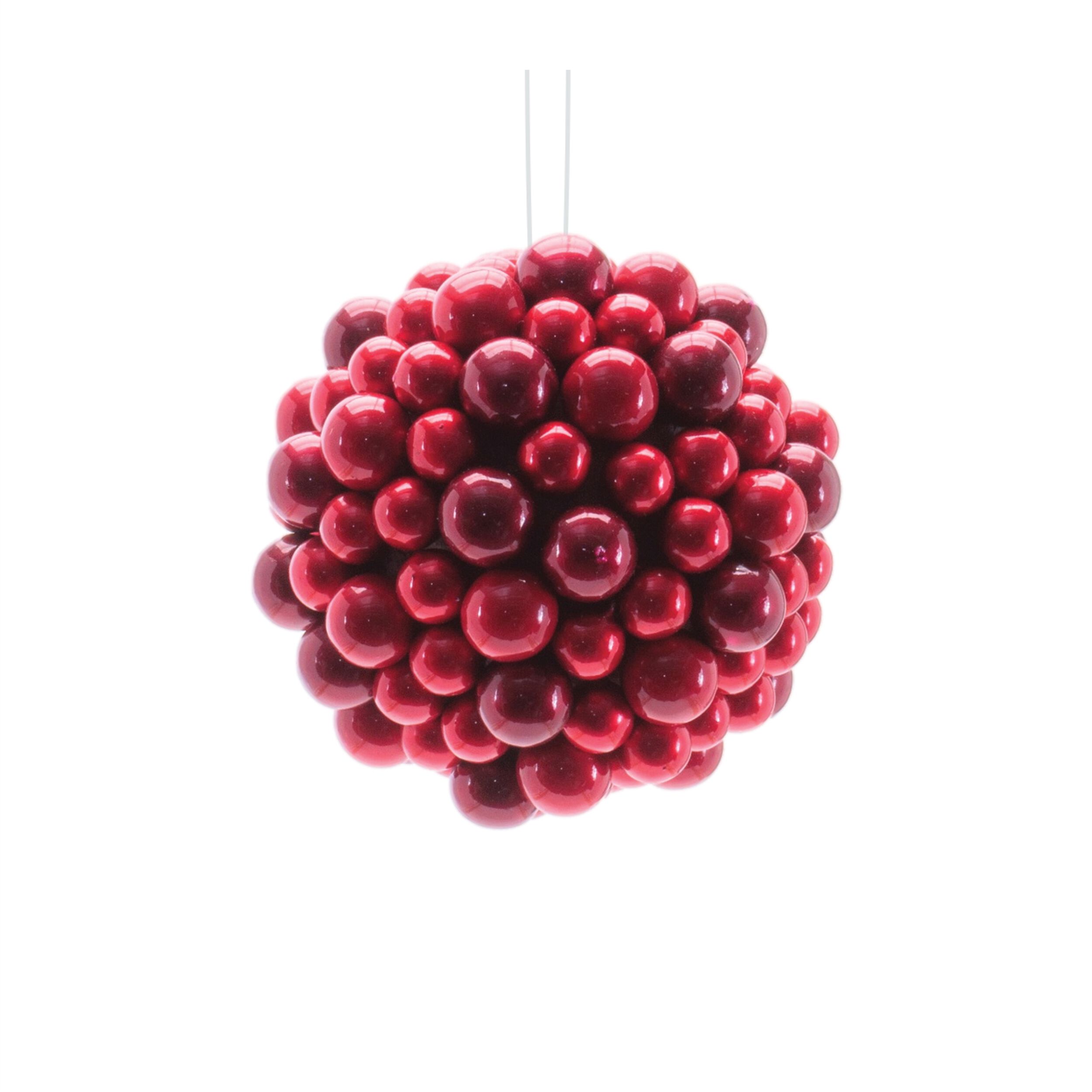 Foam Ball Ornaments (Set of 2), RED, alternate image number 5