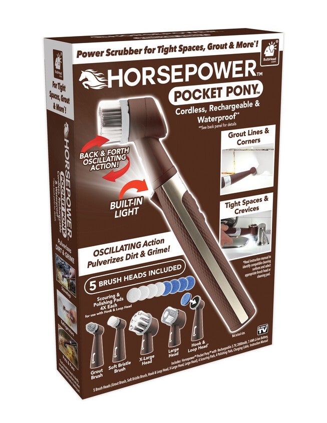 Horsepower™ Pocket Pony™ Power Scrubber, , on-hover image number null