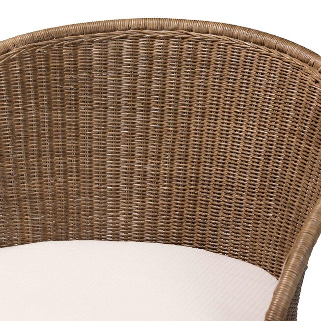 Kintamani Bohemian Greywashed Rattan Accent Chair, GREYWASHED, alternate image number null