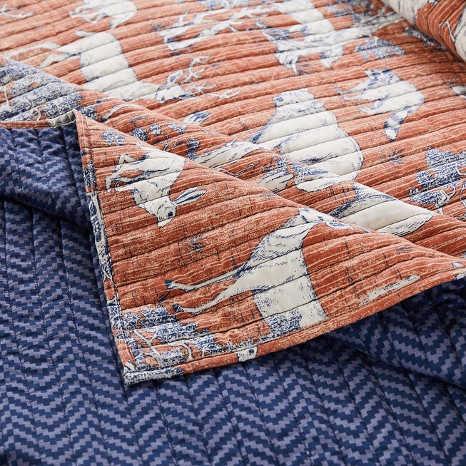Menagerie Saffron Throw Blanket, , alternate image number null