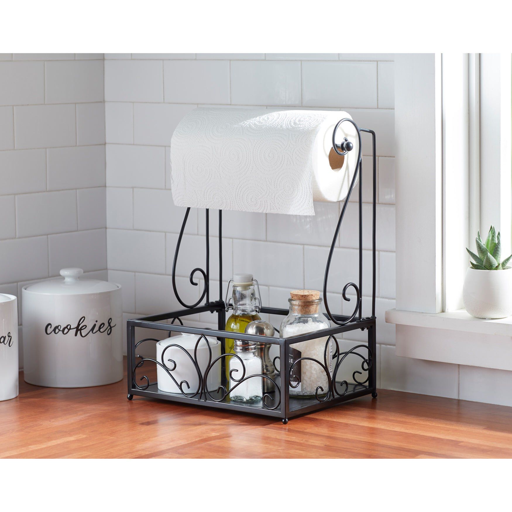 Scroll Paper Towel Organizer