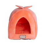 Cat Pet Small Dog Cave Shape Bed, Orange, , alternate image number null