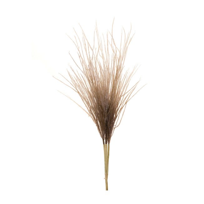 Plume Bundle (Set of 2) 41 inchesH Polyester, WHITE/BROWN, hi-res image number 0