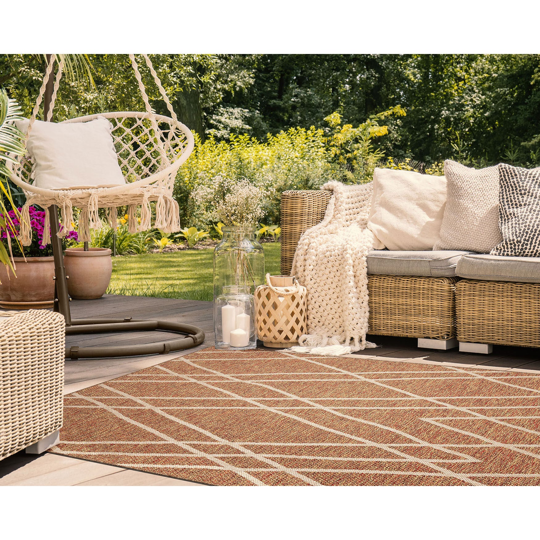 Roma Aspen Indoor/Outdoor Area Rug Cool, , alternate image number 5