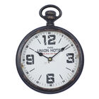 Set Of 2 Brown Metal Vintage Wall Clock, , alternate image number null