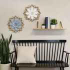 Metal Blue Flower and Wood Frame, , alternate image number null