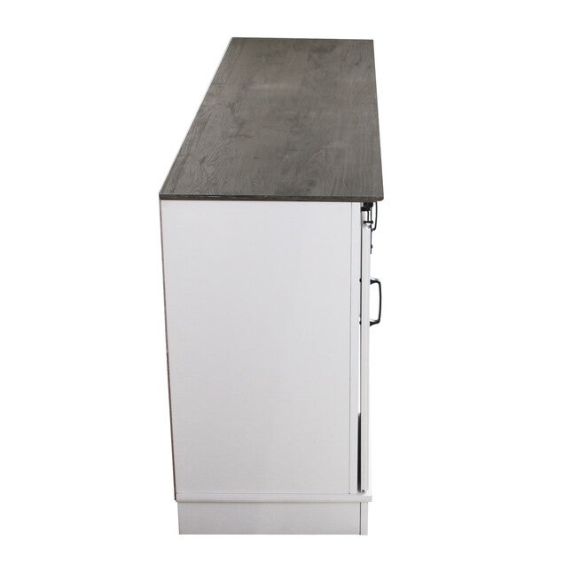 Finley 56-inch TV Stand with 2 Barn Doors, , alternate image number 2