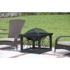 Hammer Tone Bronze Finish Cocktail Table Fire Pit, , alternate image number null