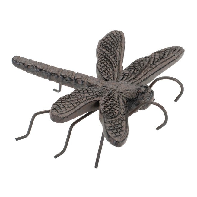 Dragonfly and Butterfly Insect Pot Sitter (Set of 12), BROWN, alternate image number null