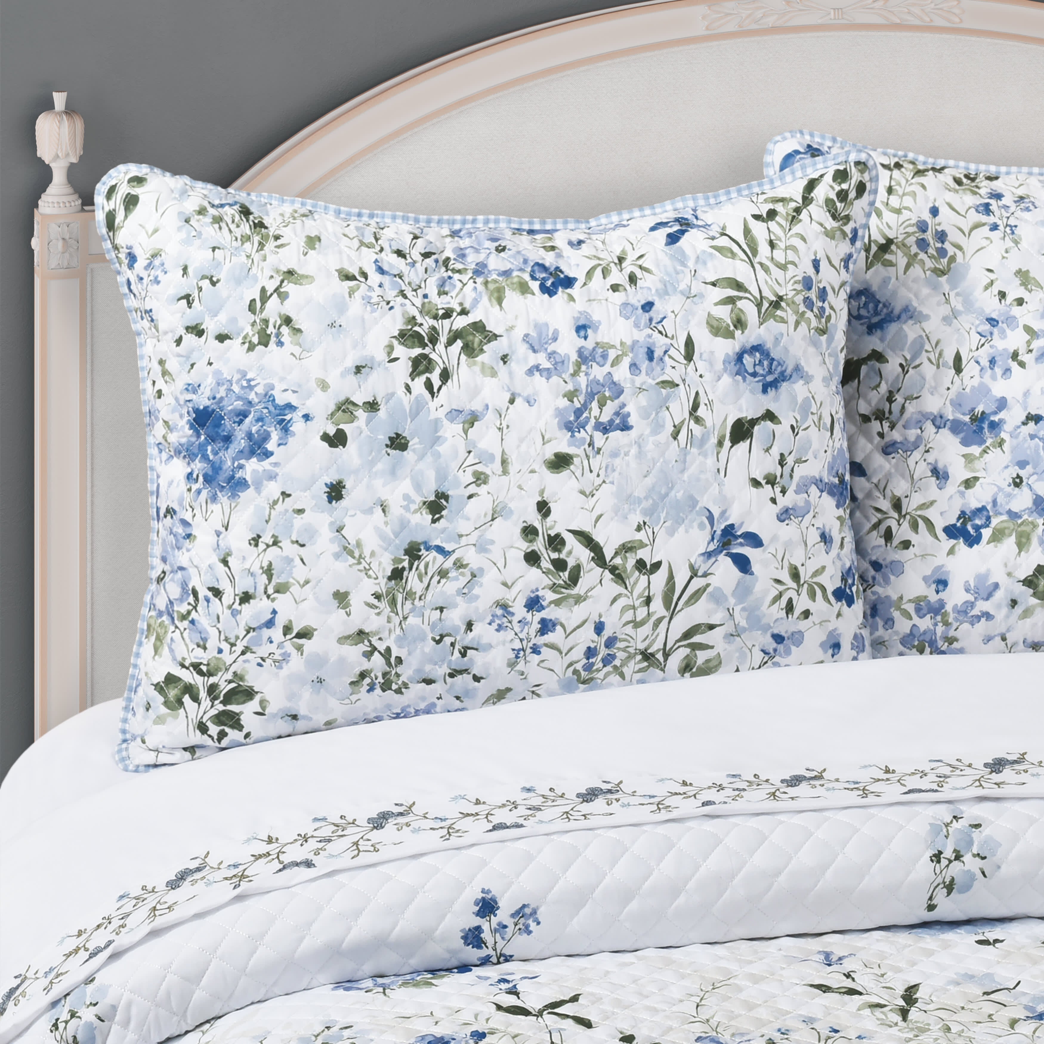 Kourtney 3 Piece Quilt Set, BLUE, alternate image number null