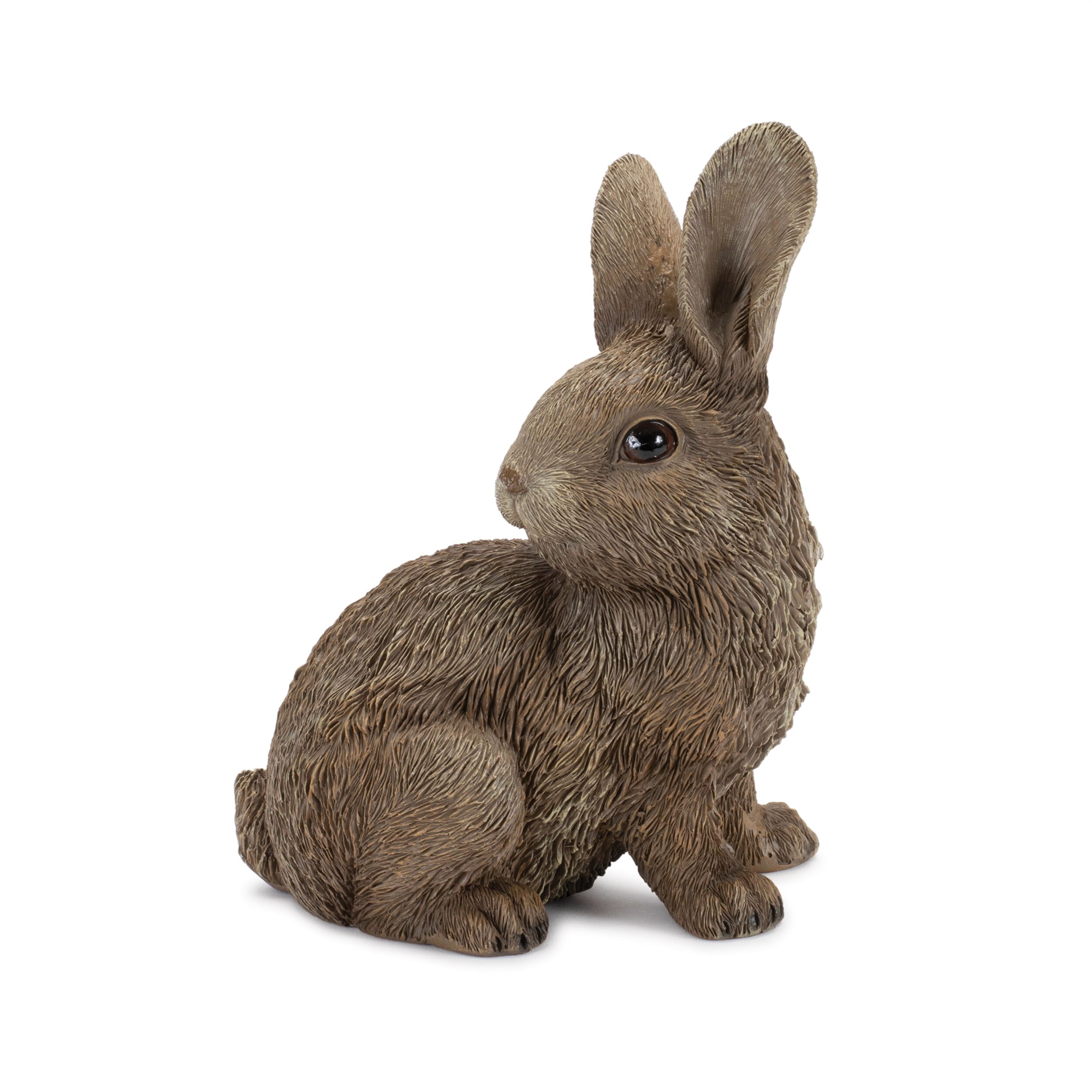 Garden Bunny Rabbit Figurine (Set of 3), BROWN, alternate image number 1
