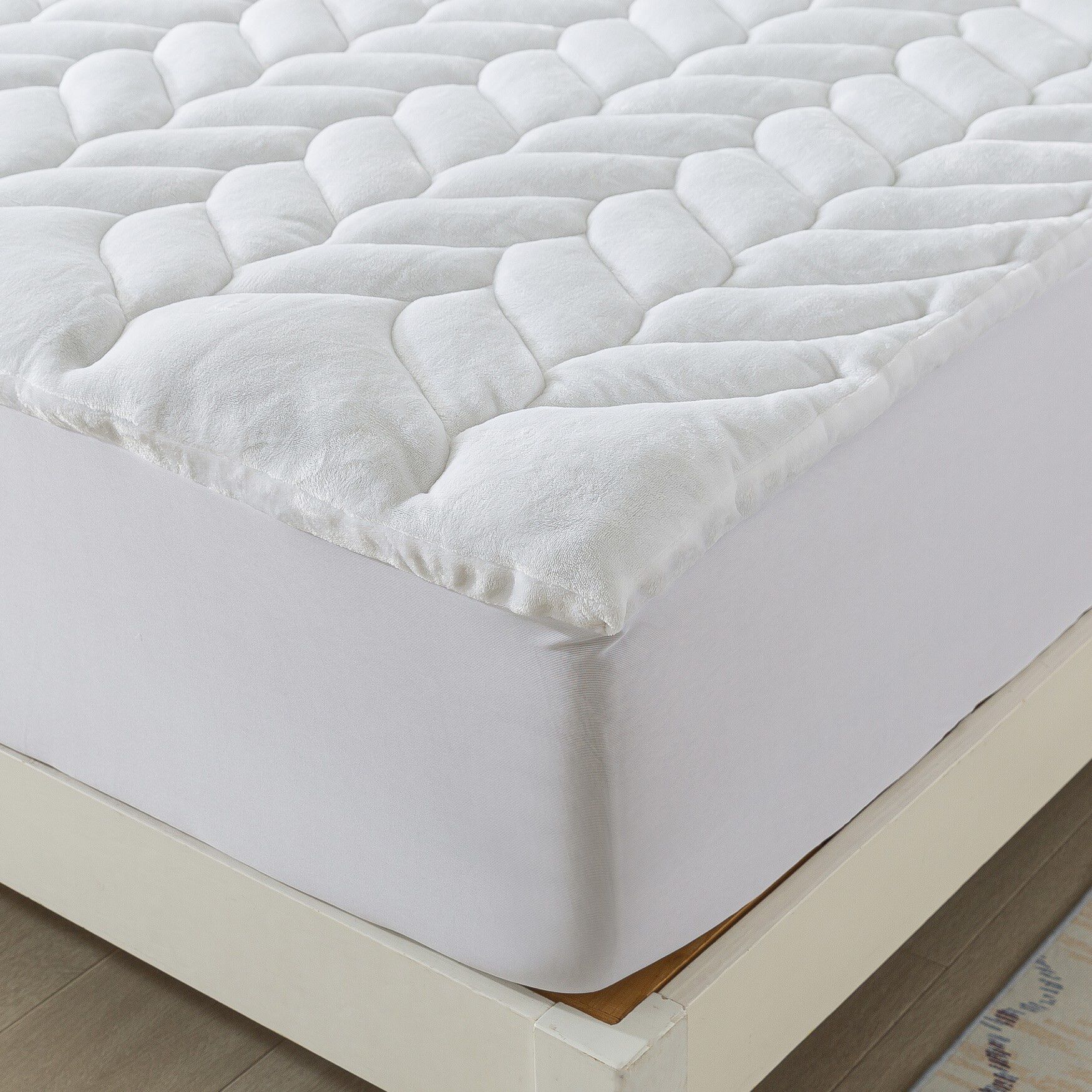 Micro-Mink Down Alternative 1 In. Mattress Topper Mattress Toppers, , on-hover image number 1