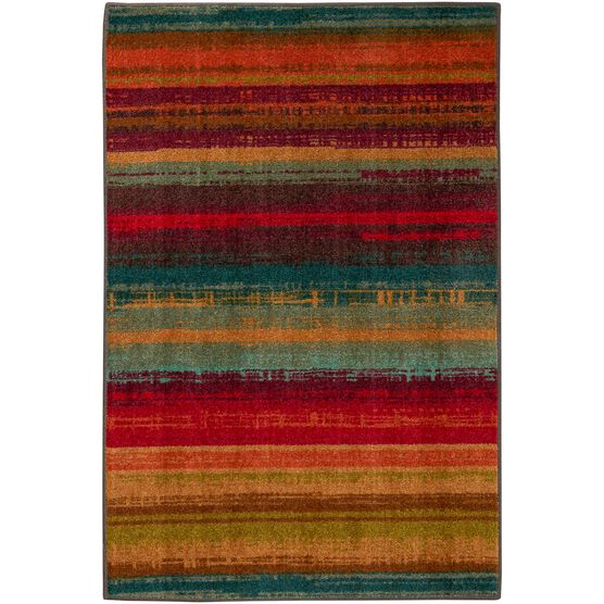 Boho Stripe Multi 2' 6" X 3' 10", MULTI, hi-res image number null