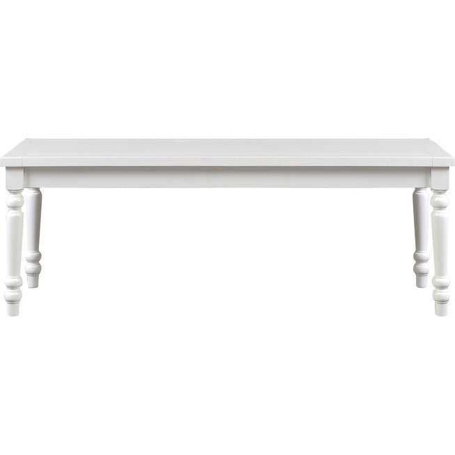 Philippe Dining Bench, White, WHITE, hi-res image number null
