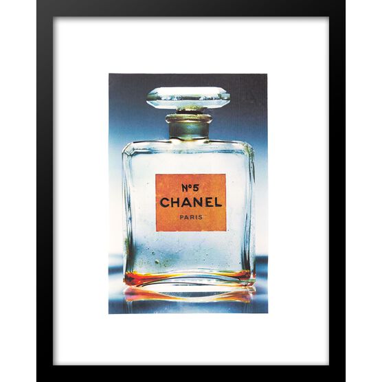 Classic Perfume Bottle Clear 14" x 18" Framed Print | King Size