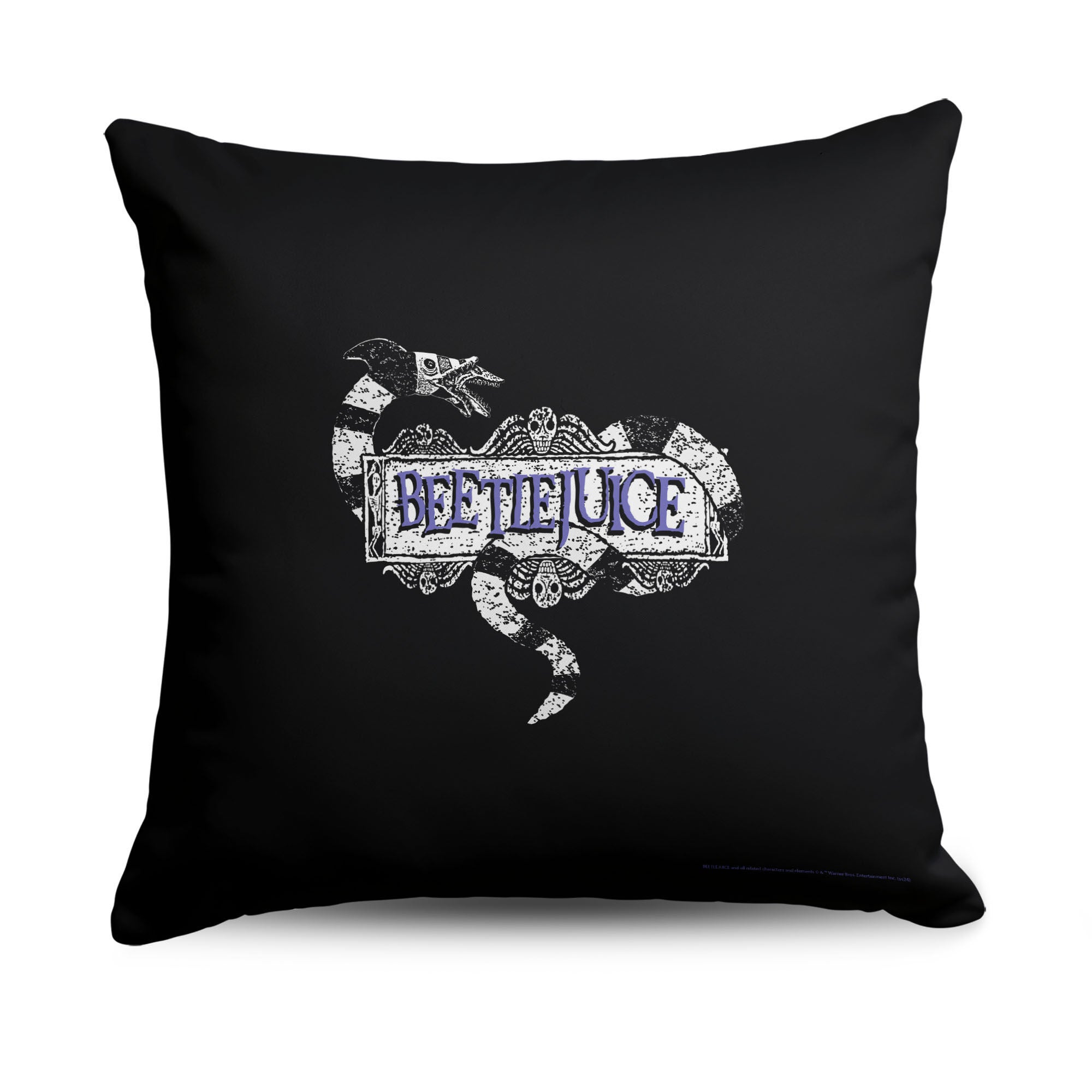 Warner Bros. Beetlejuice Into The Afterlife Throw Pillow 18X18 Inches, BEETLEJUICE, hi-res image number 0