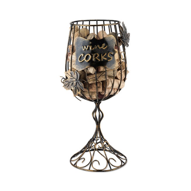 Wine Glass Cork Display, METALLIC, hi-res image number null