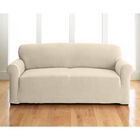 BH Studio Brighton Stretch Loveseat Slipcover, KHAKI, hi-res image number null