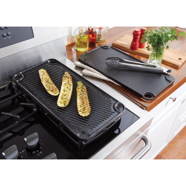 Cast Iron Reversible Griddle, , alternate image number null