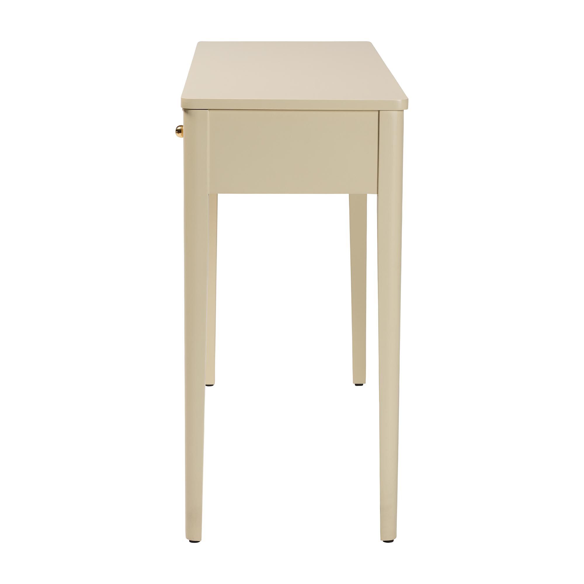 Leeba Console Table, BEIGE, alternate image number 4
