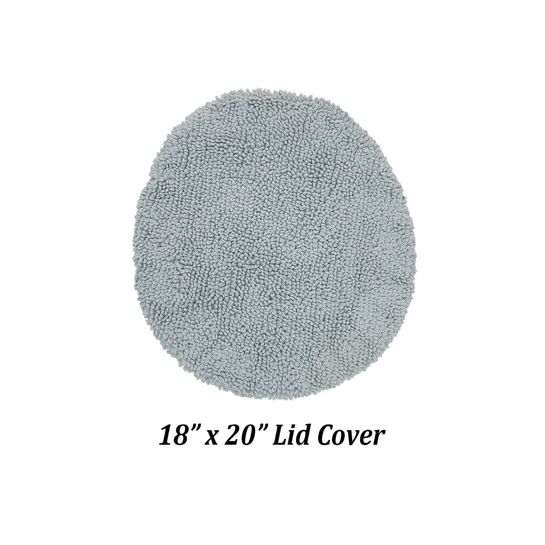 Granada Collection 100% Cotton 18 inches X 20 inches Lid Cover Bath Rug, , on-hover image number 1