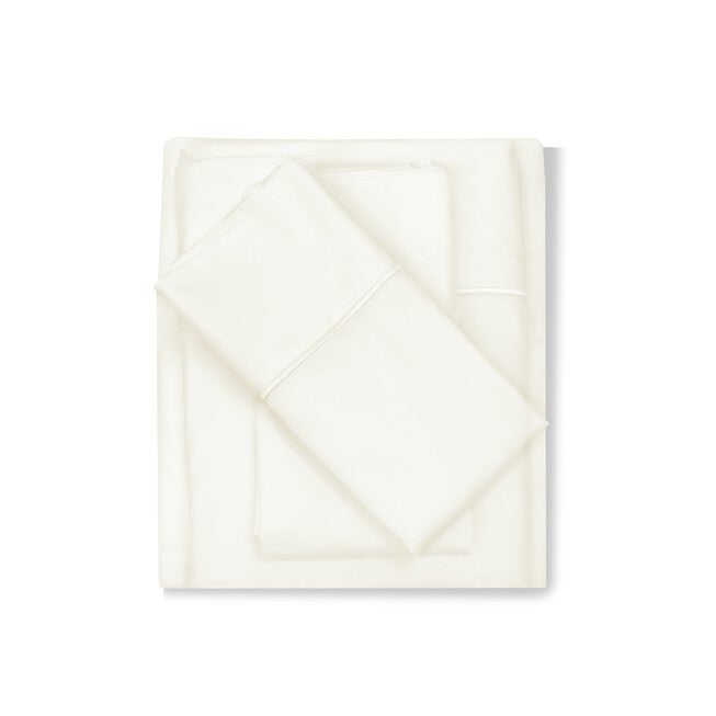 SensorPEDIC Ice Cool 400 Thread Count Cotton-Rich Cream Sheet Set, , alternate image number null
