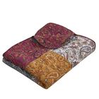 Paisley Slumber Quilted Throw Blanket, , on-hover image number null