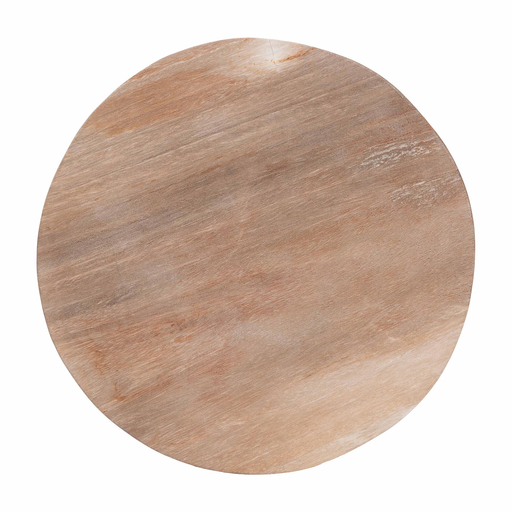 Ziva End Table with Petrified Wood Top, BROWN, alternate image number 5