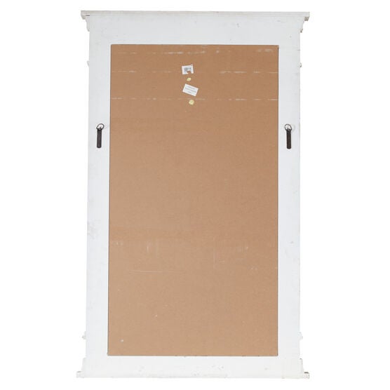 Cream Vintage Wood Floor Mirror, , on-hover image number null