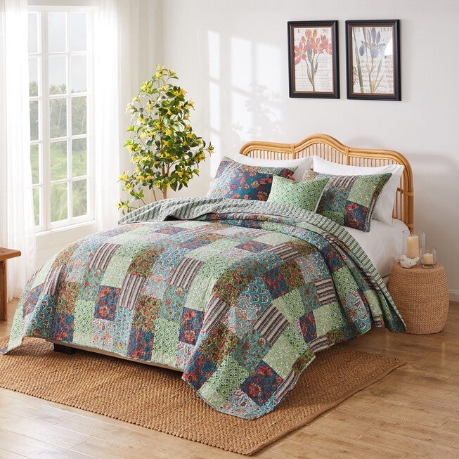 Jasmin Quilt Set, JADE, hi-res image number null