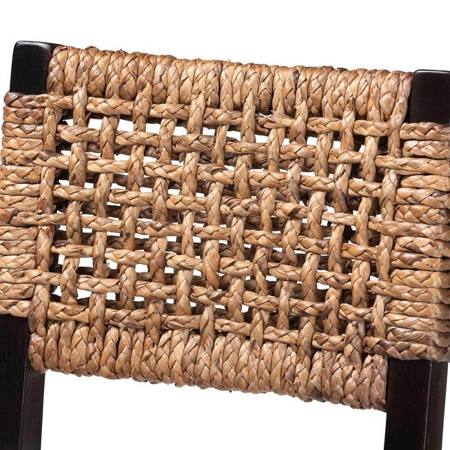 Alise Seagrass Bar Stool, DARK BROWN, alternate image number null