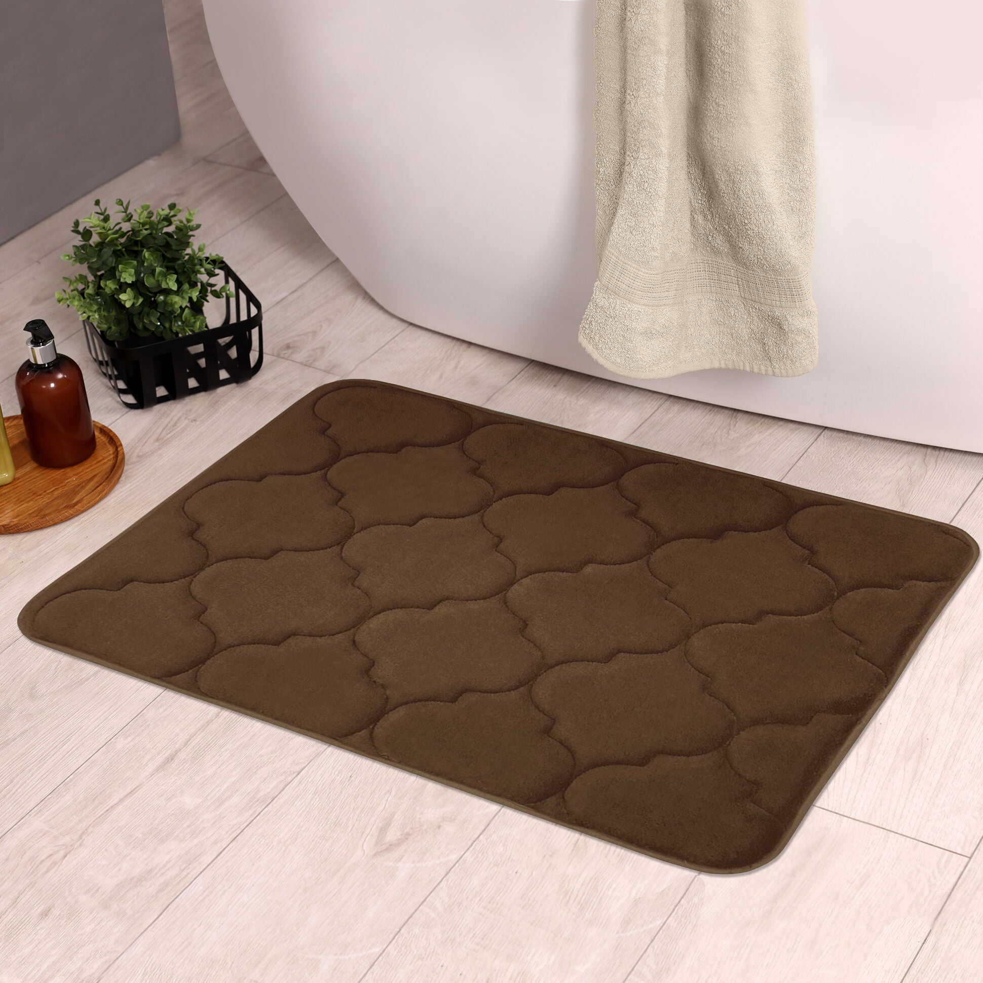 Madison 17x24 Memory Foam Mat, NAVY, alternate image number 2