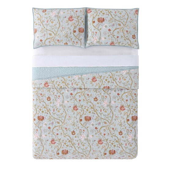 Style 212 Bedford Blue Quilt Set, , alternate image number null