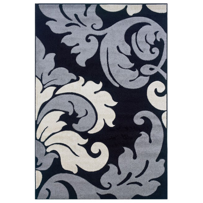 Corfu Black 8' x 10' Area Rug, BLACK, hi-res image number 0