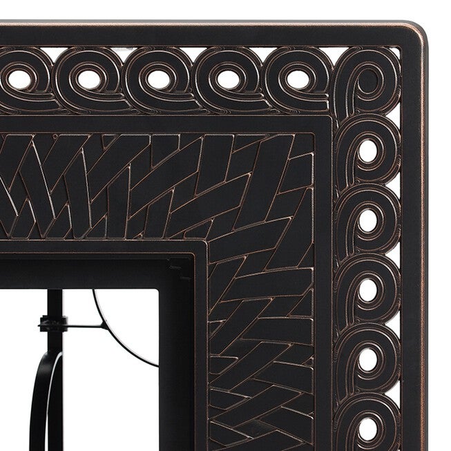 Cartney 32 inches Square Aluminum LPG/NG Fire Pit, , alternate image number 9