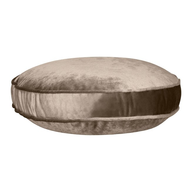 Panne Velvet Round Decorative Pillow , , alternate image number null