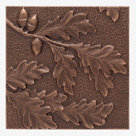 Oak Leaf Wall Décor, ANTIQUE COPPER, hi-res image number null