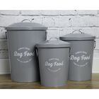 Andreas Grey Small 17Lbs Pet Dog Cat Food Bin, , on-hover image number null