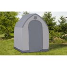 StorageHouse L Portable Storage Shed, GRAY, hi-res image number null