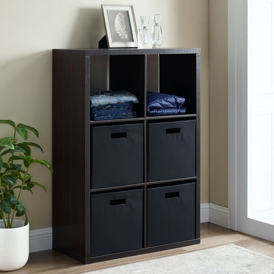Glencoe 6 Cubby Storage Cabinet - Expresso, , alternate image number null