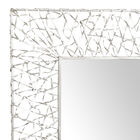 Silver Industrial Metal Wall Mirror, , alternate image number null