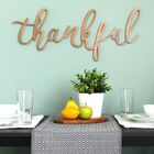 Bronze "thankful" Script Wall Decor, , on-hover image number null