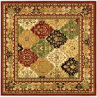 Lyndhurst 221 Multi / Red 8' X 8' Square Square Rug, MULTI RED, hi-res image number null